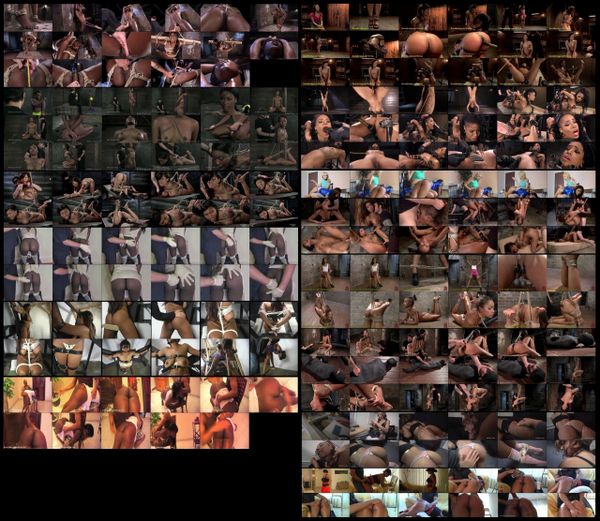 BDSM – Ebony 06 Black Butt Spank – 14 scenes - 2 hr 24 min - *used DVD in paper sleeve - NO ART - (Q=G-VG)