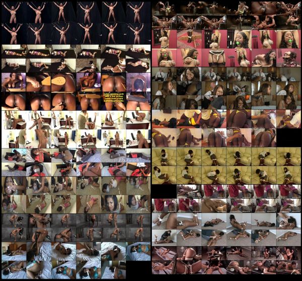 BDSM – Ebony 07 Bondage – 16 scenes - 2 hr 28 min - *used DVD in paper sleeve - NO ART - (Q=F-G)