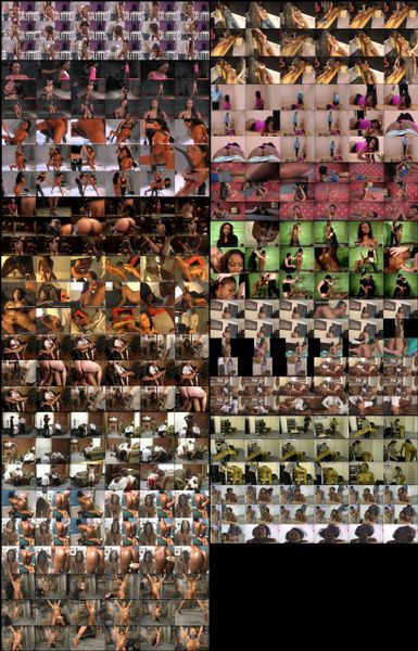 BDSM – Ebony 11 Bondage – 17 scenes - 2 hr 29 min - *used DVD in paper sleeve - NO ART - (Q=P-F-G)