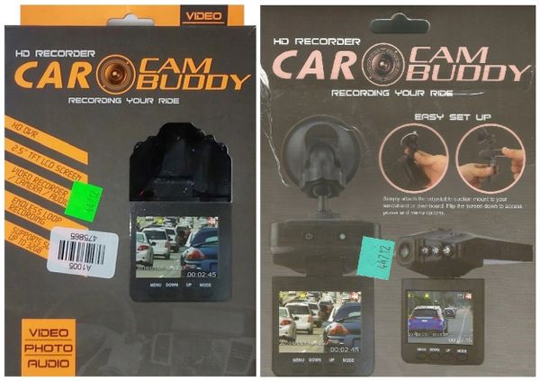 Car Cam Buddy - *NEW - but box has minor damage - opened & tested