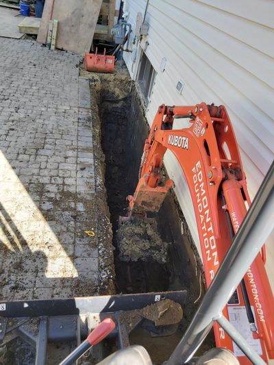 Excavation in progress