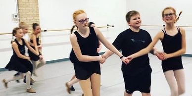 Practicing in a professional dance environment