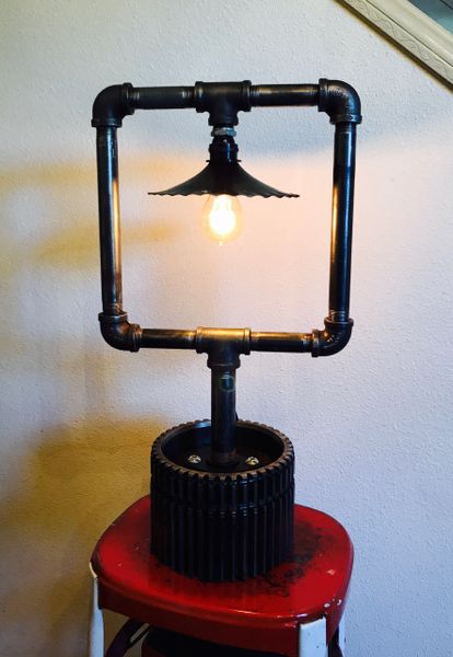 Boxed Up Table Lamp