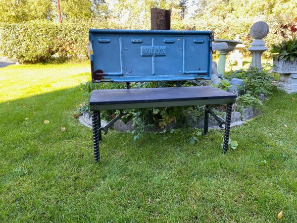 Light Blue Willys Tailgate Bench