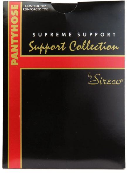 Sireco Womens Supreme Support Control Top Reinforced Toe Pantyhose - 5860 -  Double Header USA