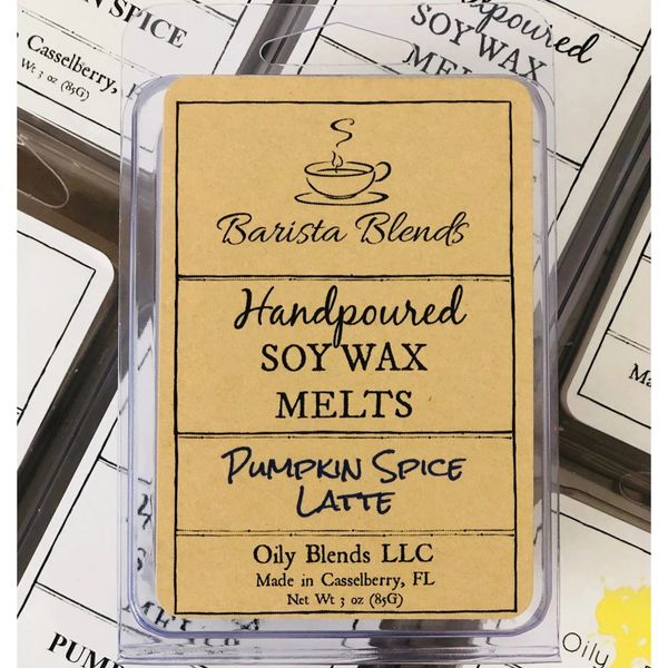 Cafe Au Lait Coffee Scented Soy Wax Cube Melts - Louisiana Scented