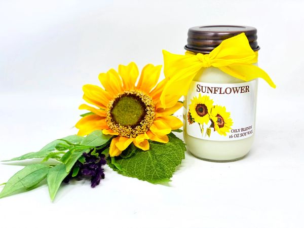 Sunflower Candles