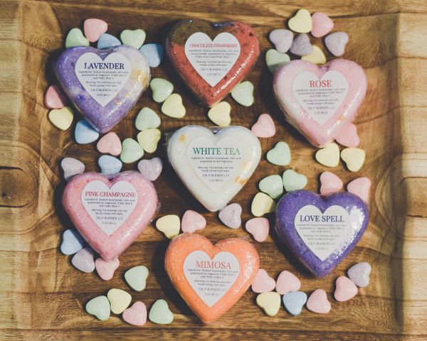 Heart Bath Bombs