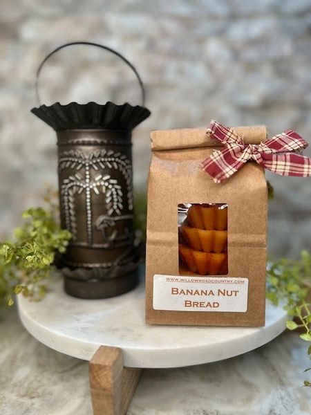 MINI BANANAS Realistic Wax Melts Banana Nut Bread Scent Fake Food 4 Oz  Christmas Gift Gag Gift Funny Gift Stocking Stuffer 