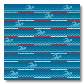 Swimming Lanes 12x12 Paper