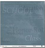 Chalkboard Gray 12x12 paper