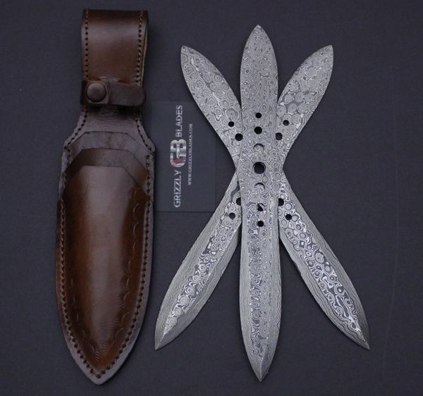 Best Handmade Throwing Knife in Canada & USA DAMASCUS KNIVES