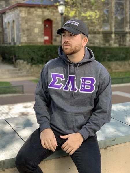 Fraternity on sale letters sweatshirts