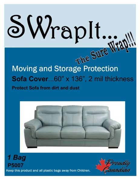 Sofa Bag Cover 60 X 136 R D Moving And Storage Supplies