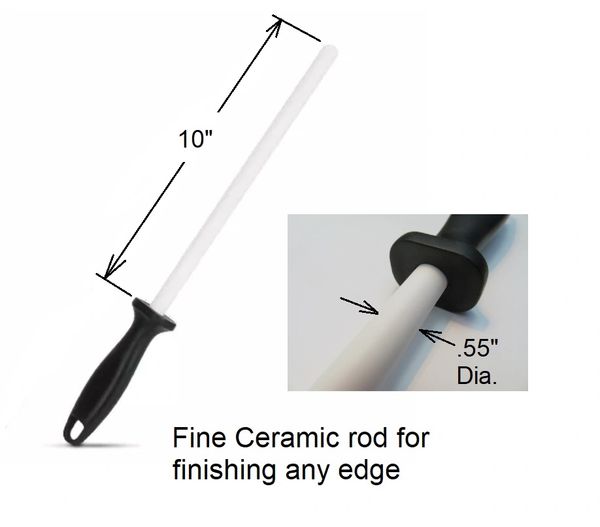 Ceramic knife sharpener - Dark Finish