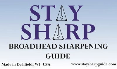 fixed blade broadhead sharpening guide (for single and double