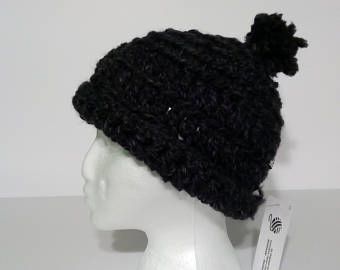 Handmade Crocheted Tatty Bobble Hat