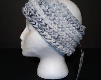 Cozy Handmade Crocheted Head Wrap in luxurious washable wool
