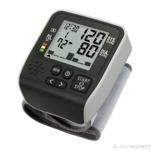 Wrist Blood Pressure Monitor High Accuracy Automatic Digital Heart Rate Monitor