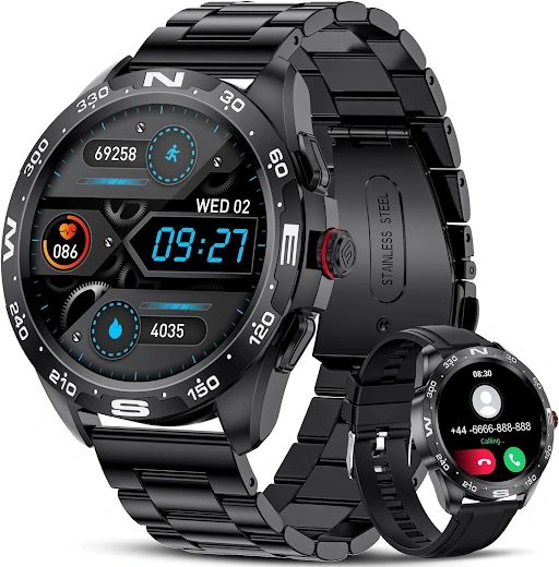 LIGE Smart Watch for Men Bluetooth Call Answering