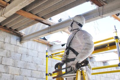 Home remodeling can expose potentially hazardous asbestos in your home.  Commercial buildings built 