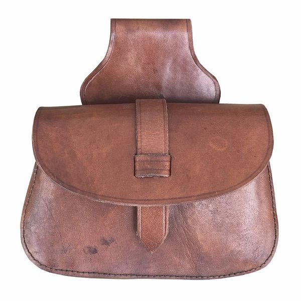 Bags - Belt Bag Plane Leather with Flap