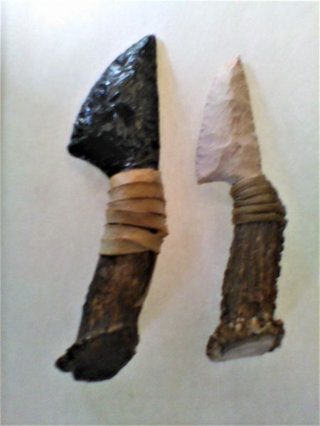 Obsidian or Flint Knives