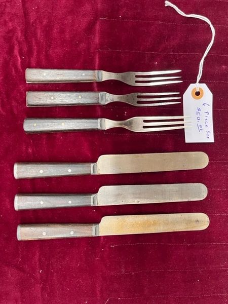 Flatware Fork and Knife Set of 6