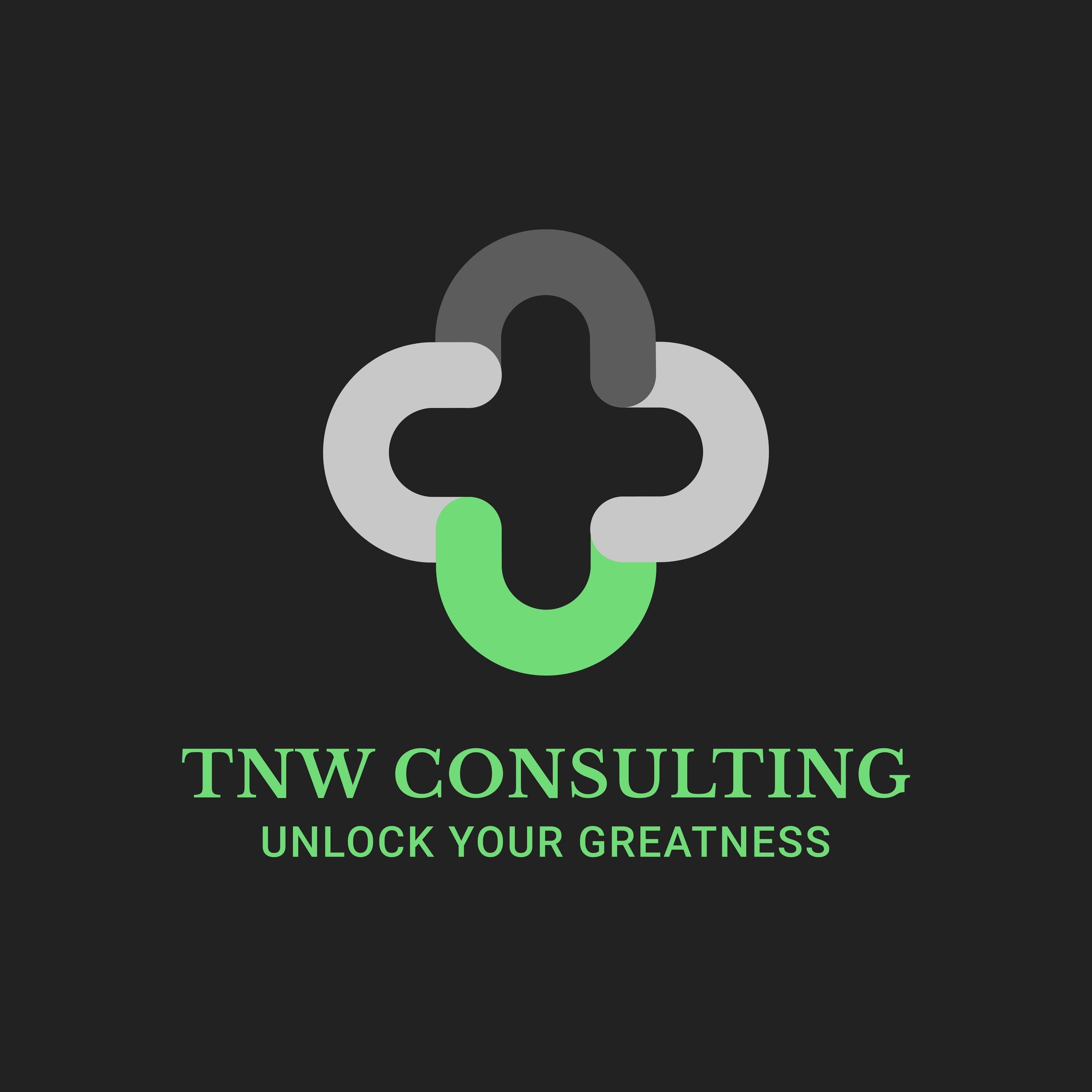 TNW Consulting "Unlock Your Greatness" logo