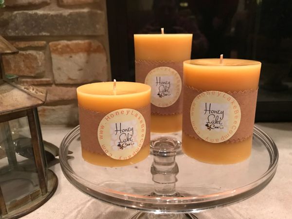 100% Beeswax Candle — Hon's Honey