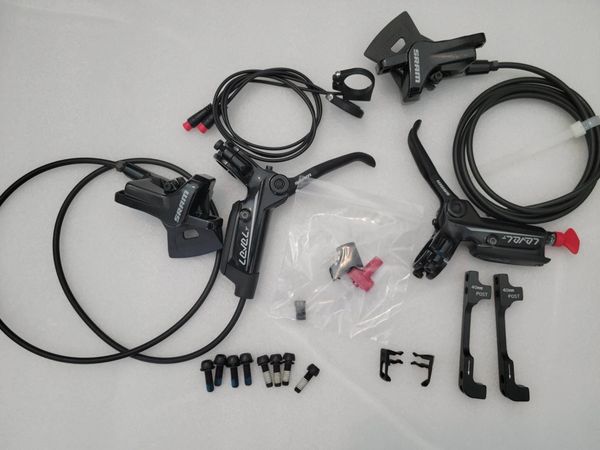 Hydraulic disc brake discount set front and rear