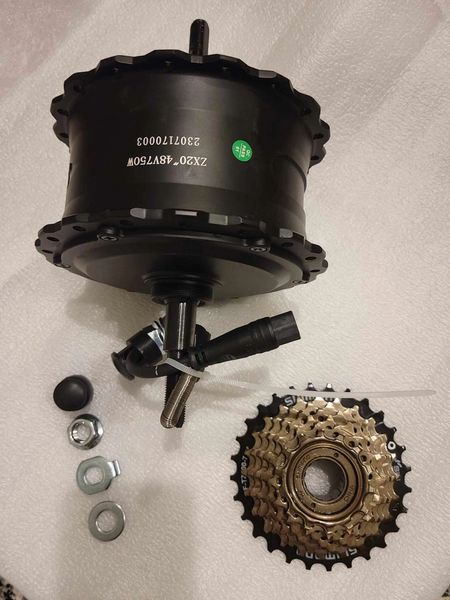 750w Geared Rear Hub Motor