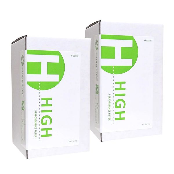 2 x HIGH PERFORMANCE FILTER CARTRIDGE, HG OR HGN