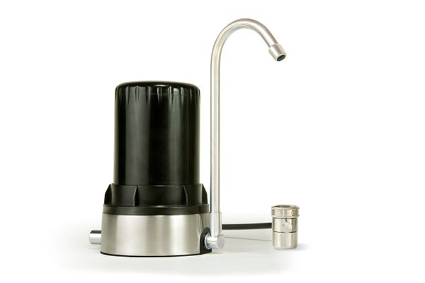 AYRO HT - Countertop Water Filter - Black Brushed Stainless