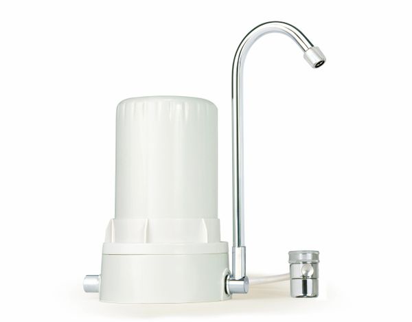 AYRO HT PLUS - Countertop Water Filter with Alkaline Minerals & Antioxidants - White White