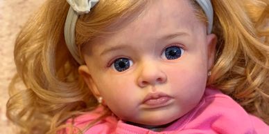 Quiet Moments Bella Rose Hand-Painted Reborn Baby Doll With Hand-Applied  Eyelashes And Hand-Rooted