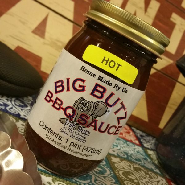 Big Butz Hot B-B-Q Sauce - Pint (16 Oz)