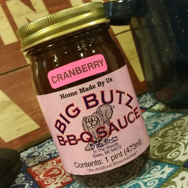 Big Butz Cranberry B-B-Q Sauce - Pint (16 Oz.)