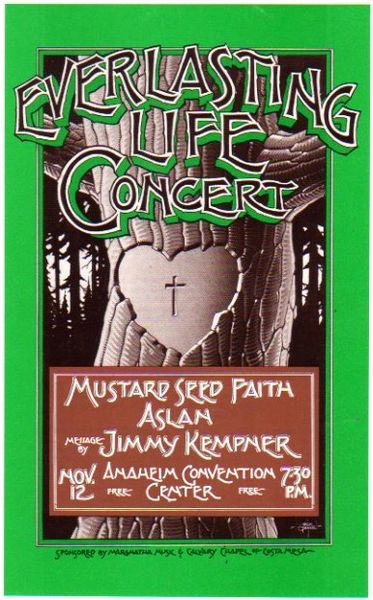 Everlasting Life Concert - Rick Griffin - handbill