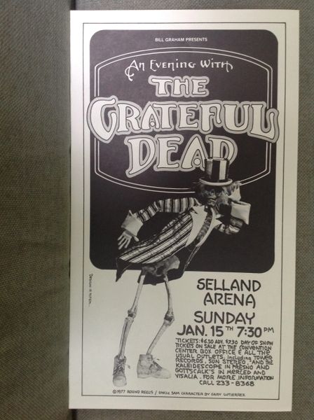 Grateful Dead poster 1977