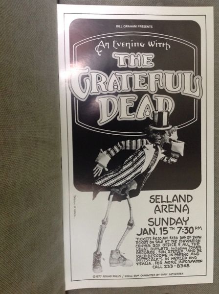 Grateful Dead poster 1977