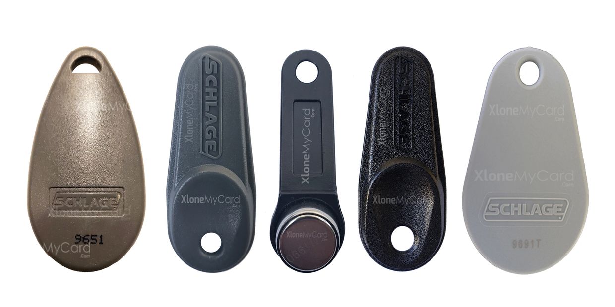 copy / clone Schlage IBF iButton / button key, Schlage 9651, Schlage 9691T and Schlage 9651T key fob