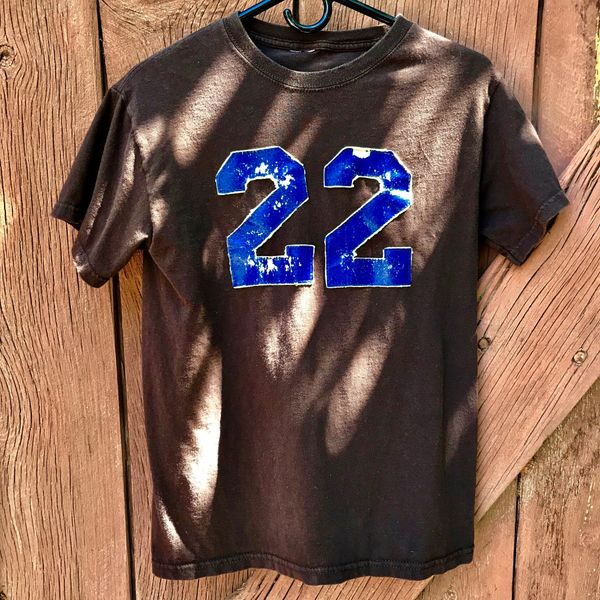 SALVAGED VINTAGE DARK ESPRESSO BROWN 22 DOUBLE SIDED TSHIRT