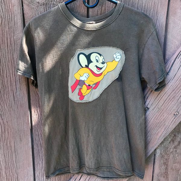SOLD MIGHTY MOUSE SALVAGED VINTAGE T-SHIRT