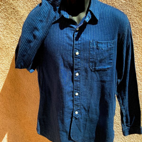 Double RL WABASH STRIPE SHIRT-