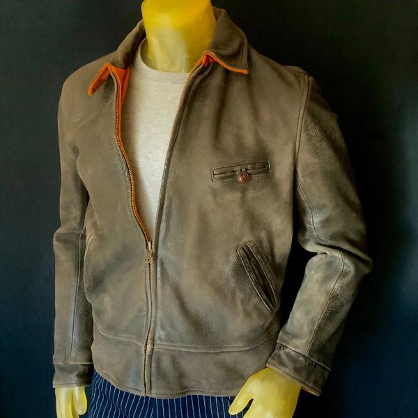 LVC LEVIS VINTAGE CLOTHING SUNSET MENLO JAMES BOND SKYFALL LEATHER JACKET 1930s REPRODUCTION