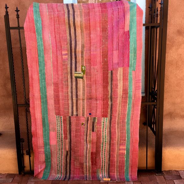 SOLD VINTAGE SARI QUILT 33