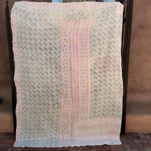 SOLD VINTAGE SARI QUILT 34