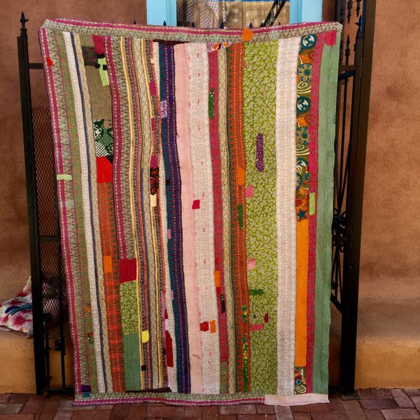 VINTAGE SARI QUILT #43