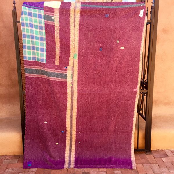 VINTAGE SARI QUILT 52